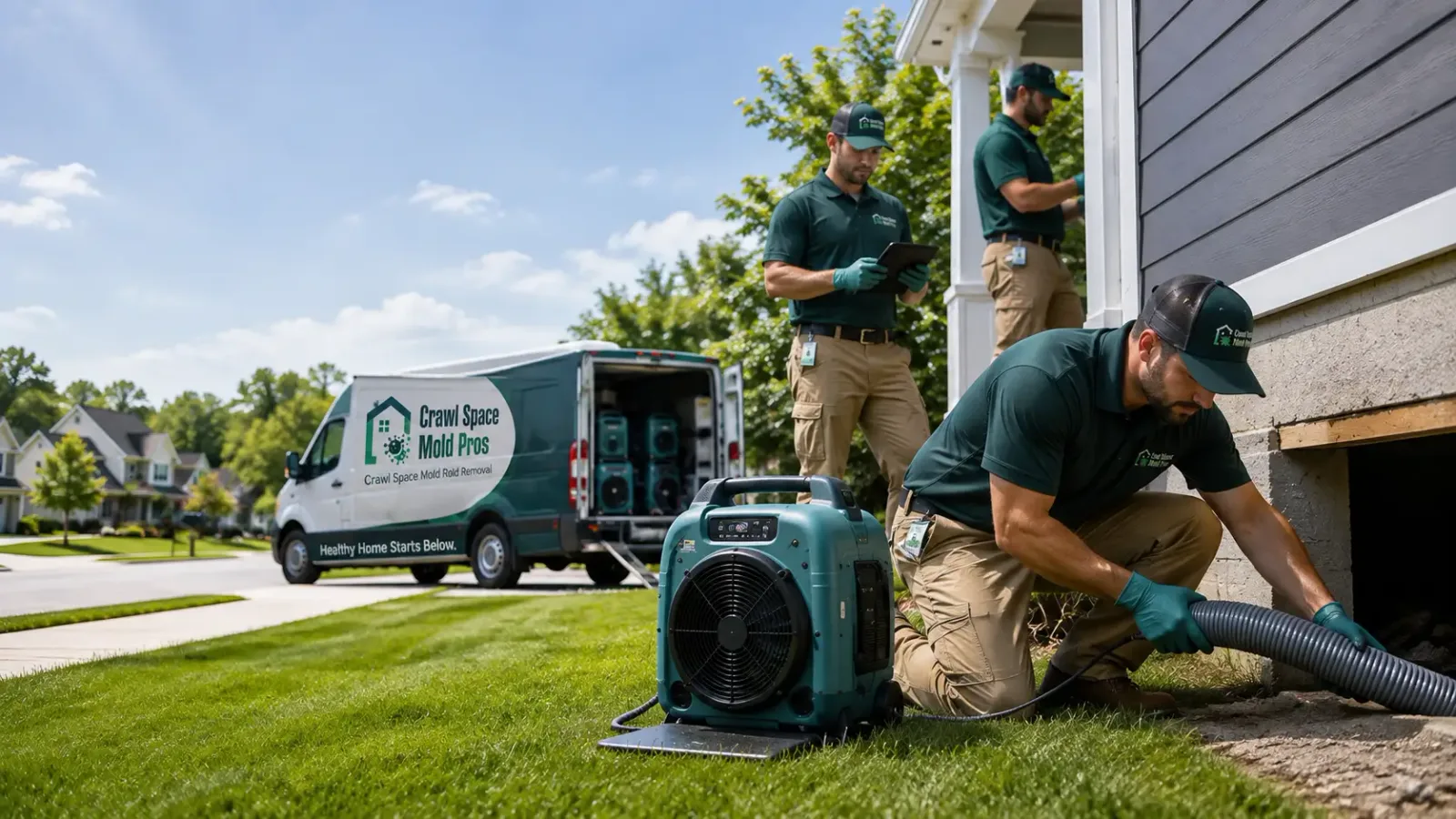 Crawl Space Mold Removal in El Dorado Hills, CA